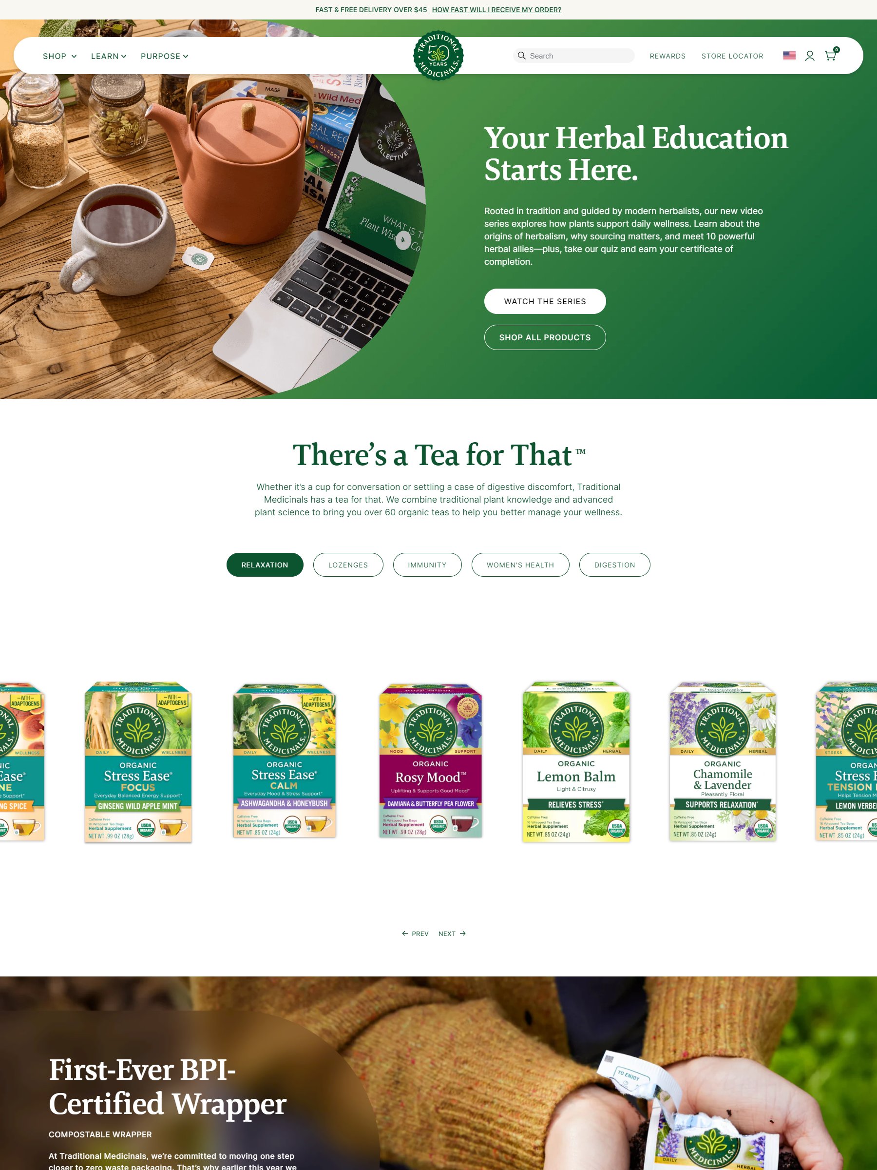 Traditional Medicinals